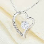Women's Heart Pendant Clavicle Necklace