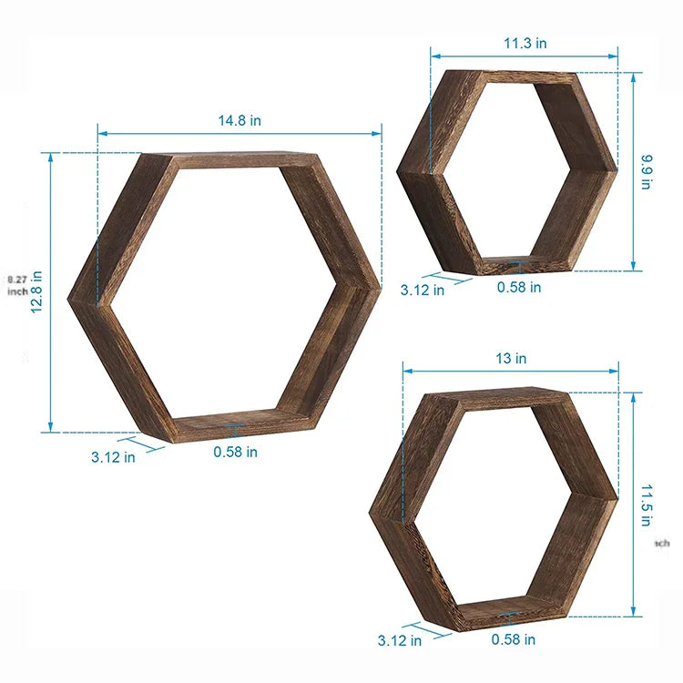 Honeycomb Wall Mounted Storage Racks