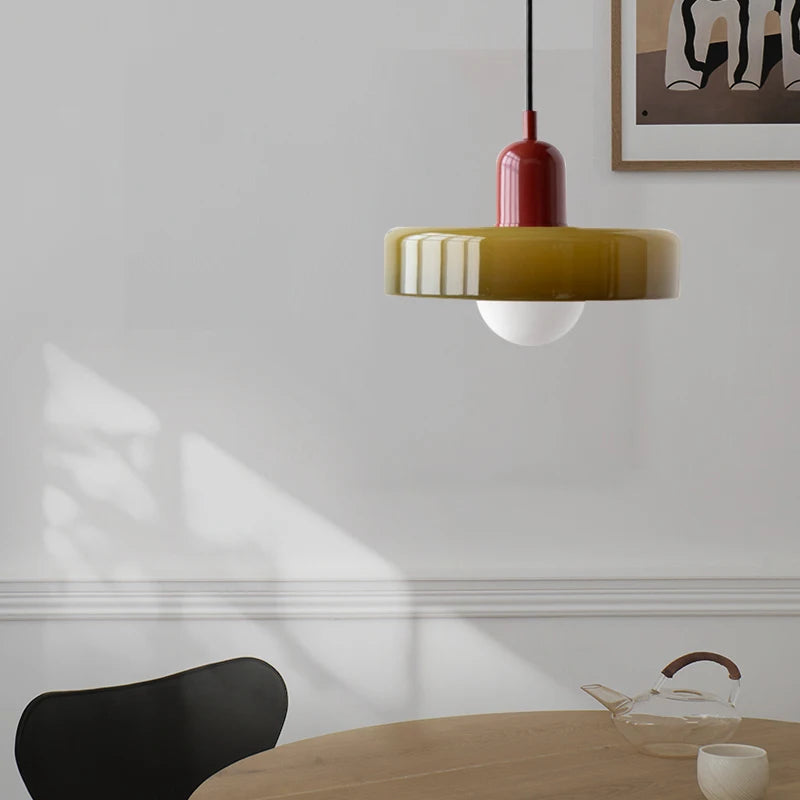Retro Glass LED Pendant Light