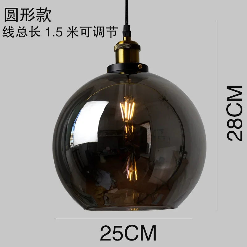 Retro Industrial Loft Pendant Light