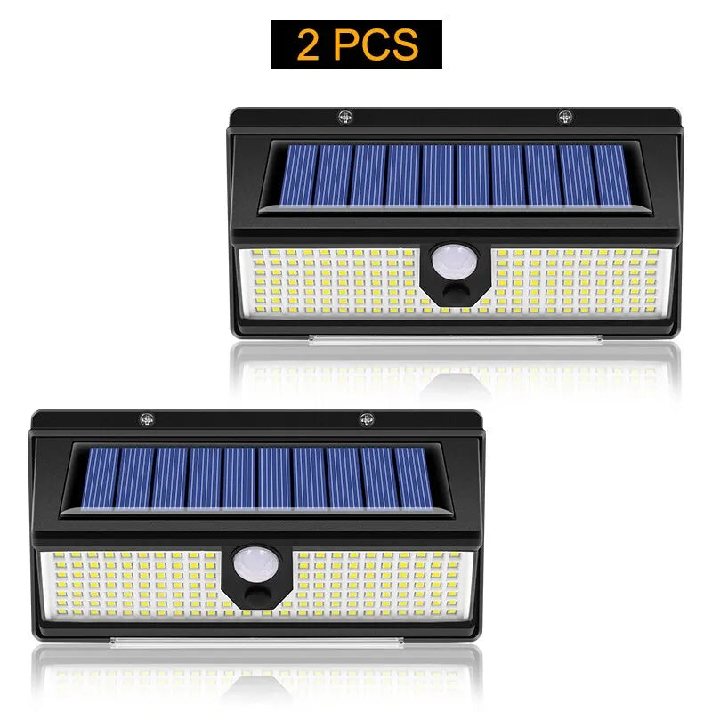 190LED Solar Motion Wall Light