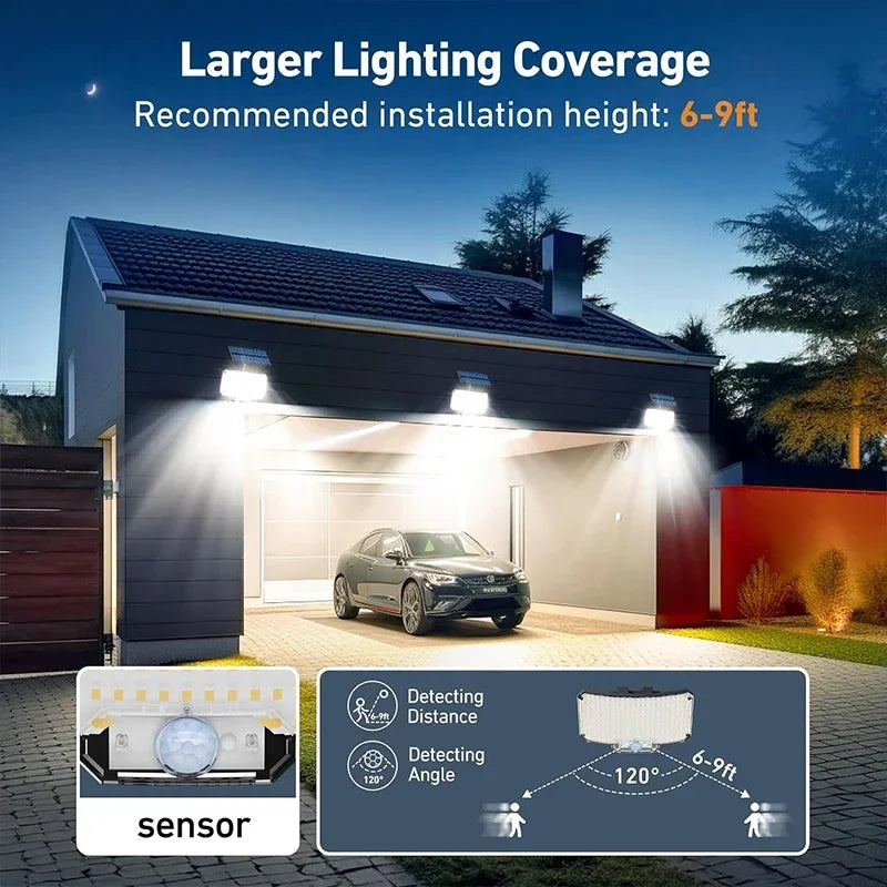 IP65 Solar Motion Sensor Garden Light