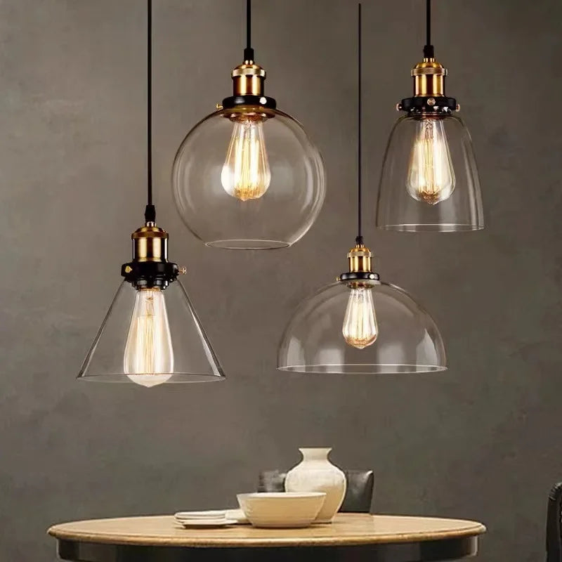 Retro Industrial Loft Pendant Light
