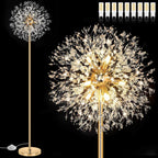 Nordic Crystal Dandelion Floor Lamp