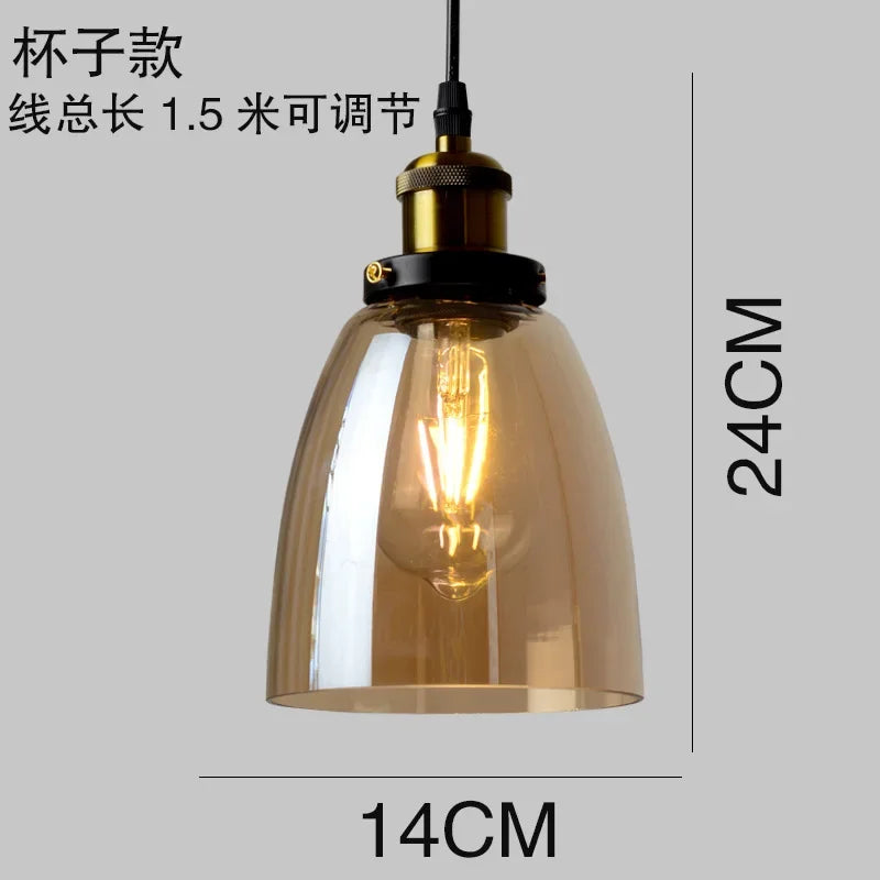 Retro Industrial Loft Pendant Light