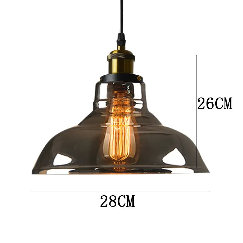 Retro Industrial Loft Pendant Light