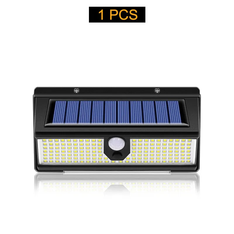 190LED Solar Motion Wall Light