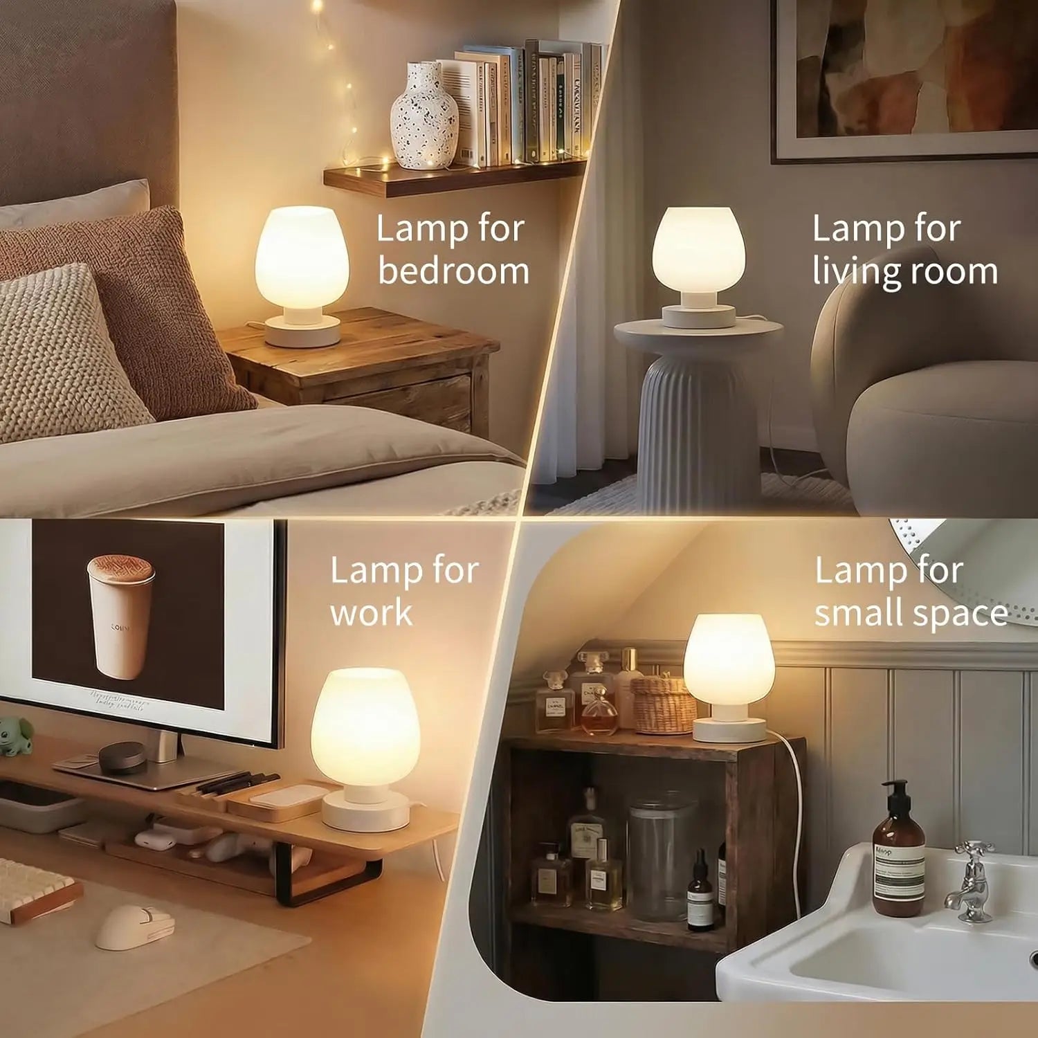 3-Way Dimmable Touch Table Lamp