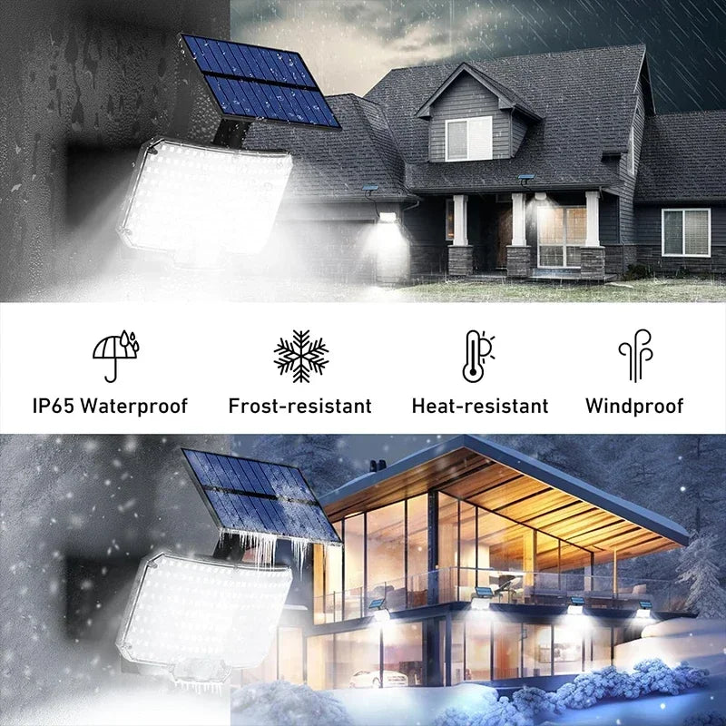 IP65 Solar Motion Sensor Garden Light