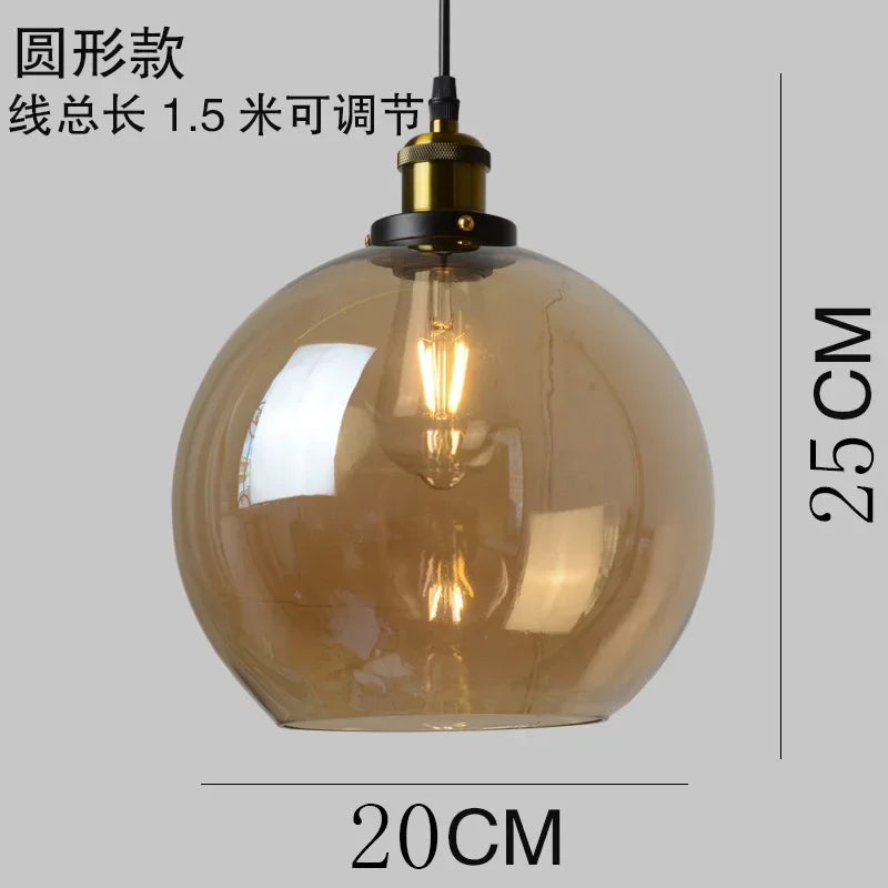 Retro Industrial Loft Pendant Light