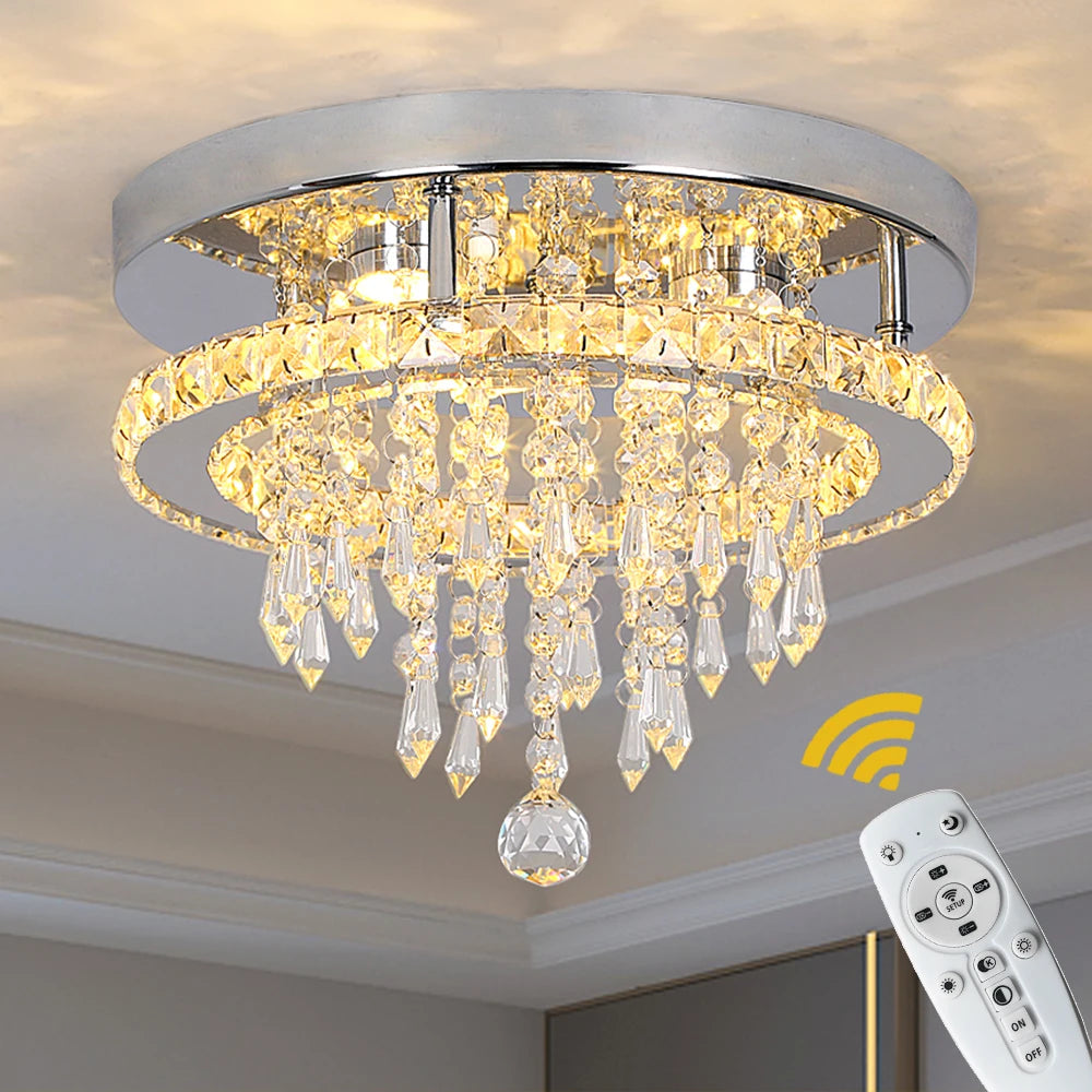 Luxury Crystal Smart LED Chandelier