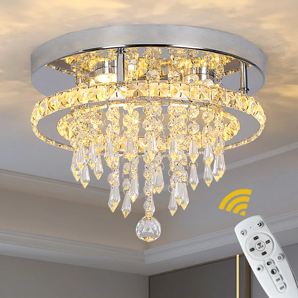 Luxury Crystal Smart LED Chandelier