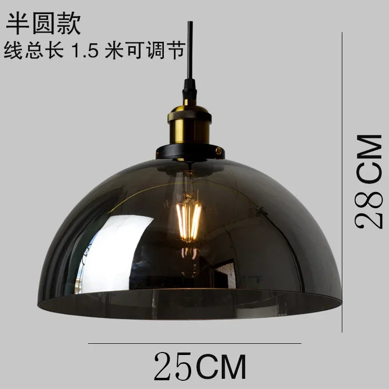 Retro Industrial Loft Pendant Light