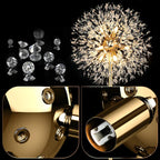 Nordic Crystal Dandelion Floor Lamp