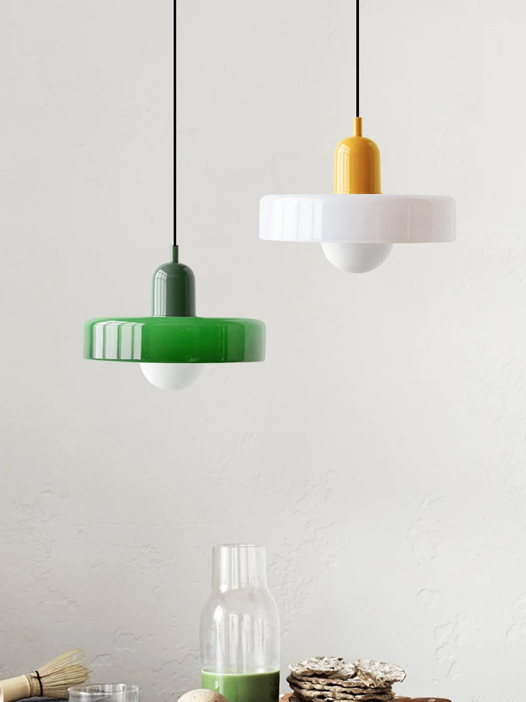 Retro Glass LED Pendant Light