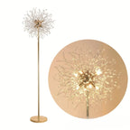 Nordic Crystal Dandelion Floor Lamp