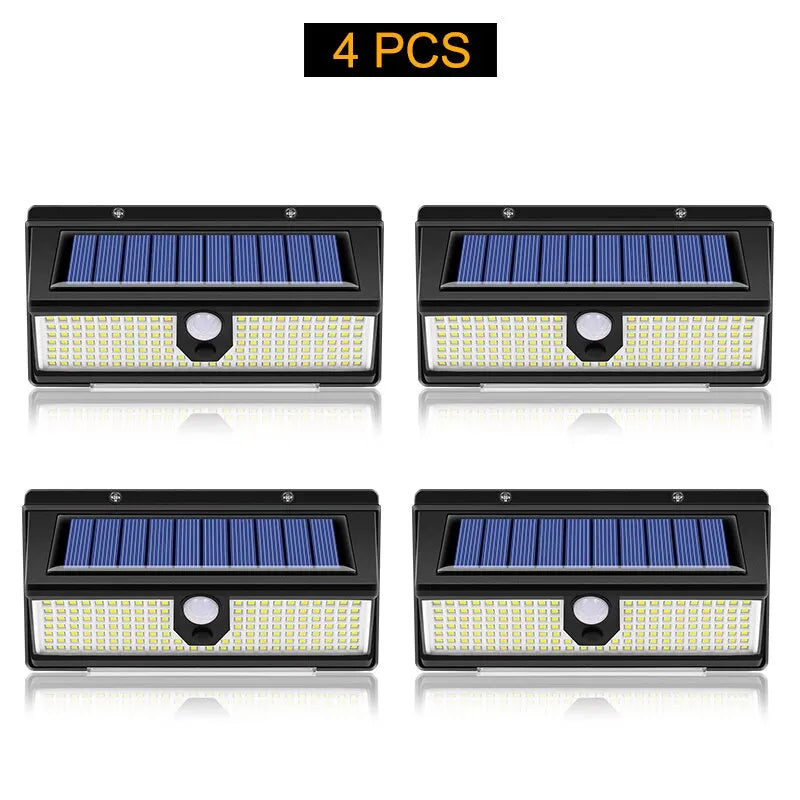 190LED Solar Motion Wall Light