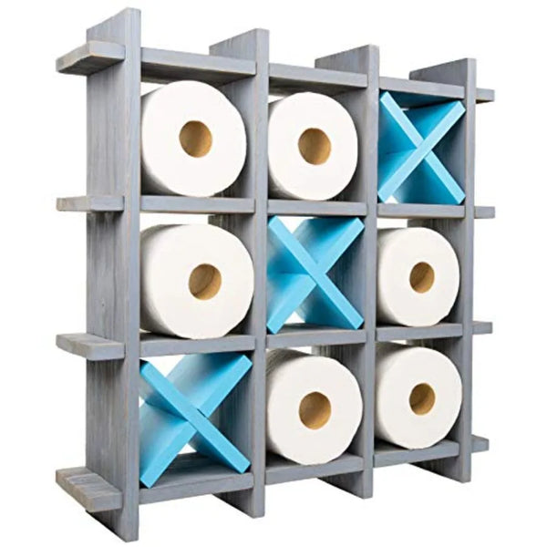 Modern Wooden Toilet Roll Holder