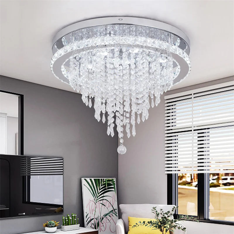 Luxury Crystal Smart LED Chandelier