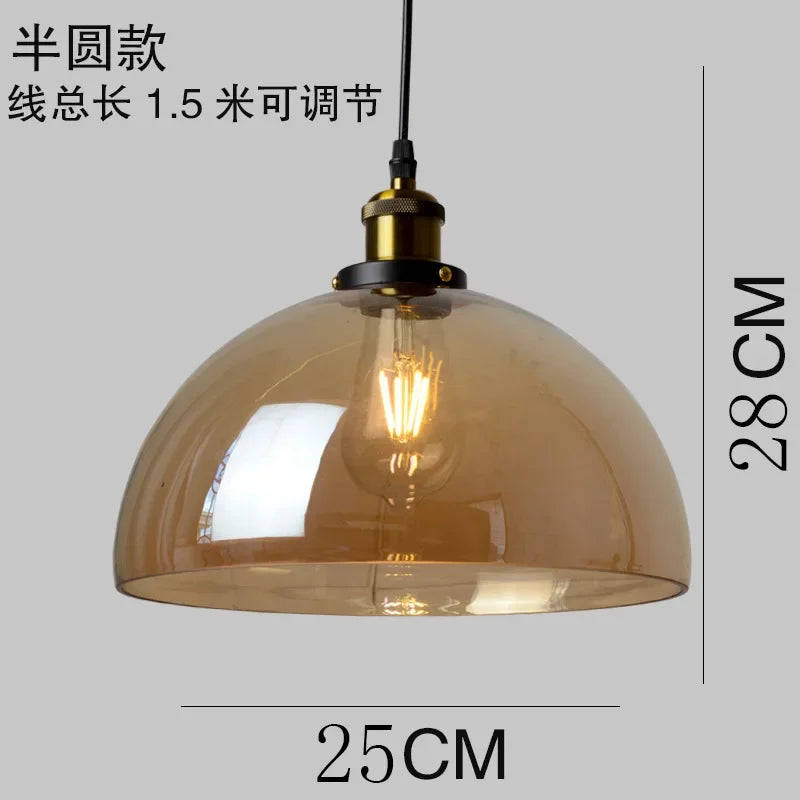 Retro Industrial Loft Pendant Light