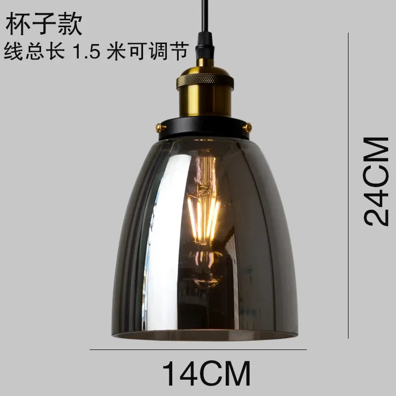 Retro Industrial Loft Pendant Light