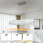 Luxury Nordic Crystal Oval LED Chandelier