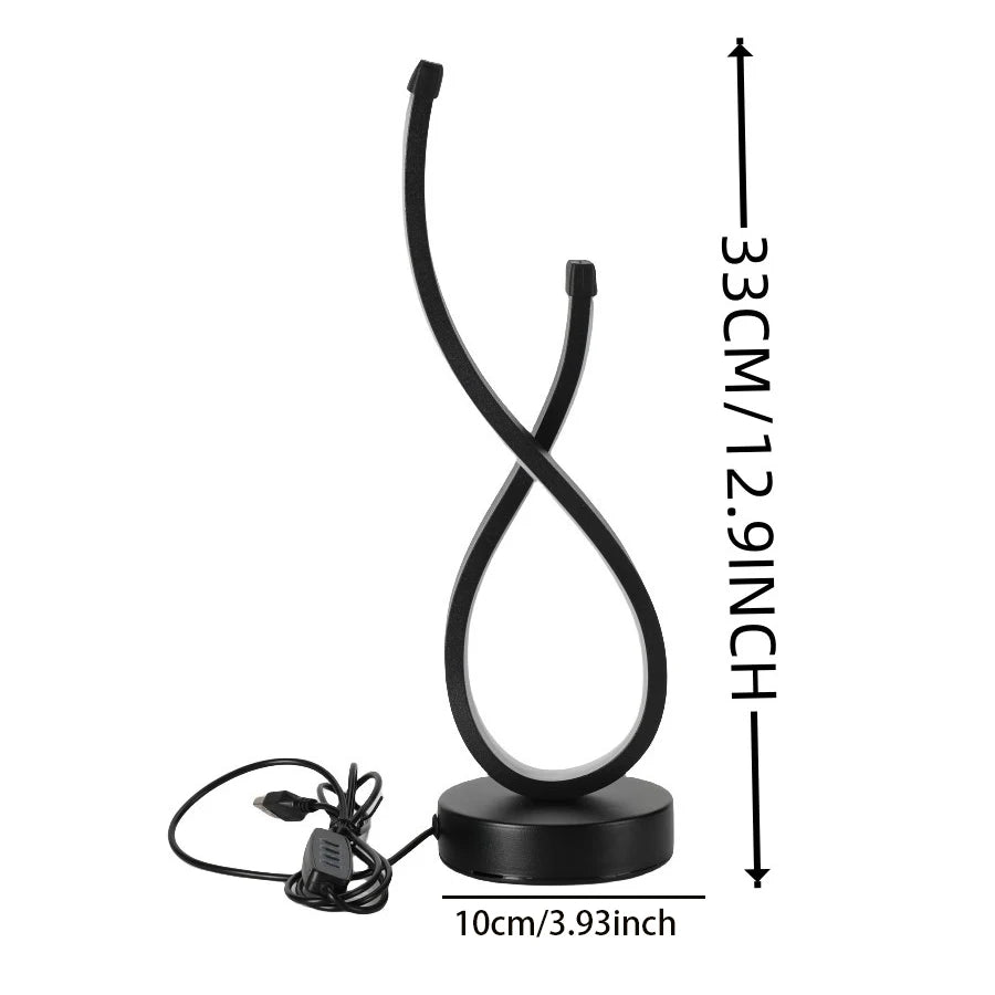 USB LED Night Table Lamp