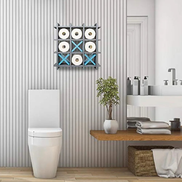 Modern Wooden Toilet Roll Holder