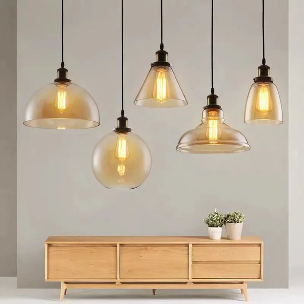 Retro Industrial Loft Pendant Light