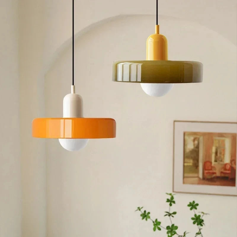 Retro Glass LED Pendant Light