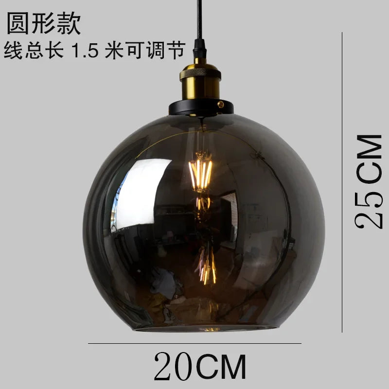 Retro Industrial Loft Pendant Light