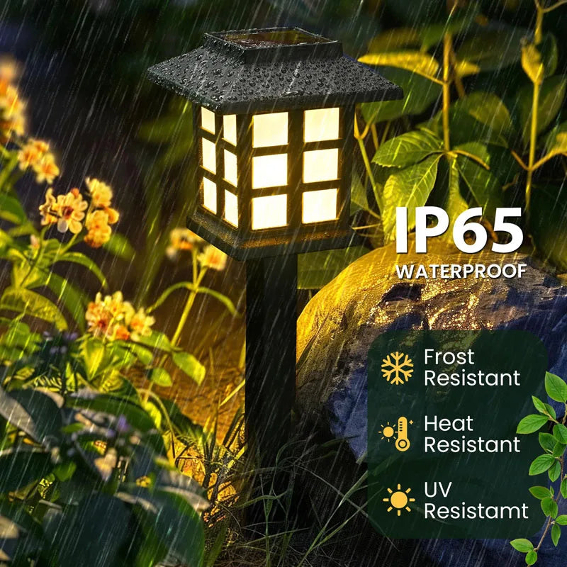 Waterproof 8 Pack Solar Outdoor Path Lights