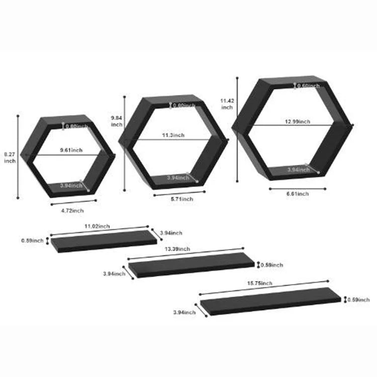 Honeycomb Wall Mounted Storage Racks