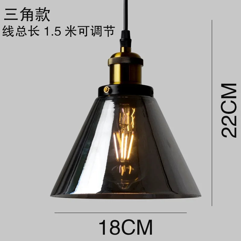 Retro Industrial Loft Pendant Light