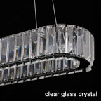 Luxury Nordic Crystal Oval LED Chandelier