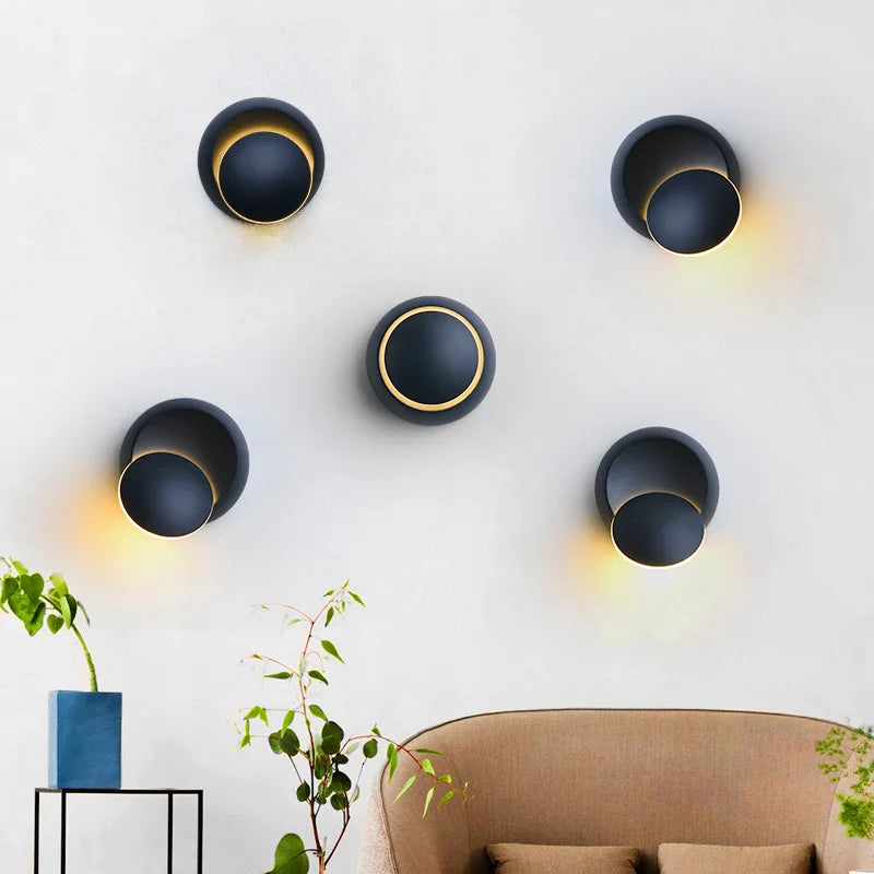 Modern 350° Rotating Wall Light