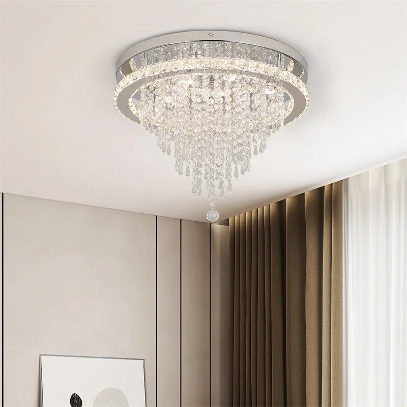 Luxury Crystal Smart LED Chandelier