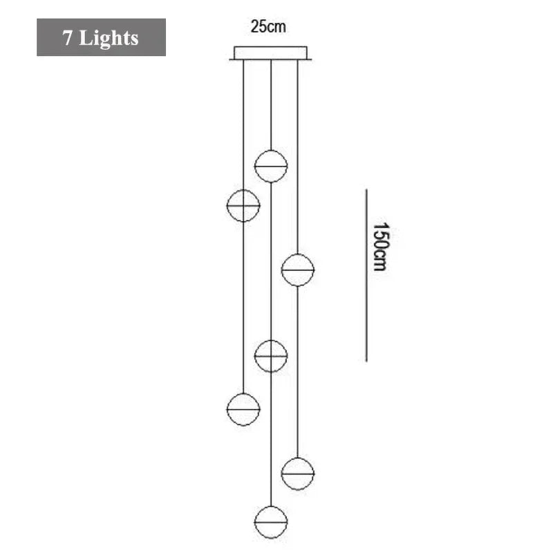 G4 Crystal Ball LED Chandelier