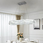 Luxury Nordic Crystal Oval LED Chandelier