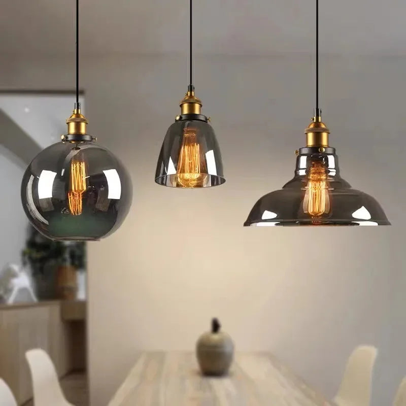 Retro Industrial Loft Pendant Light